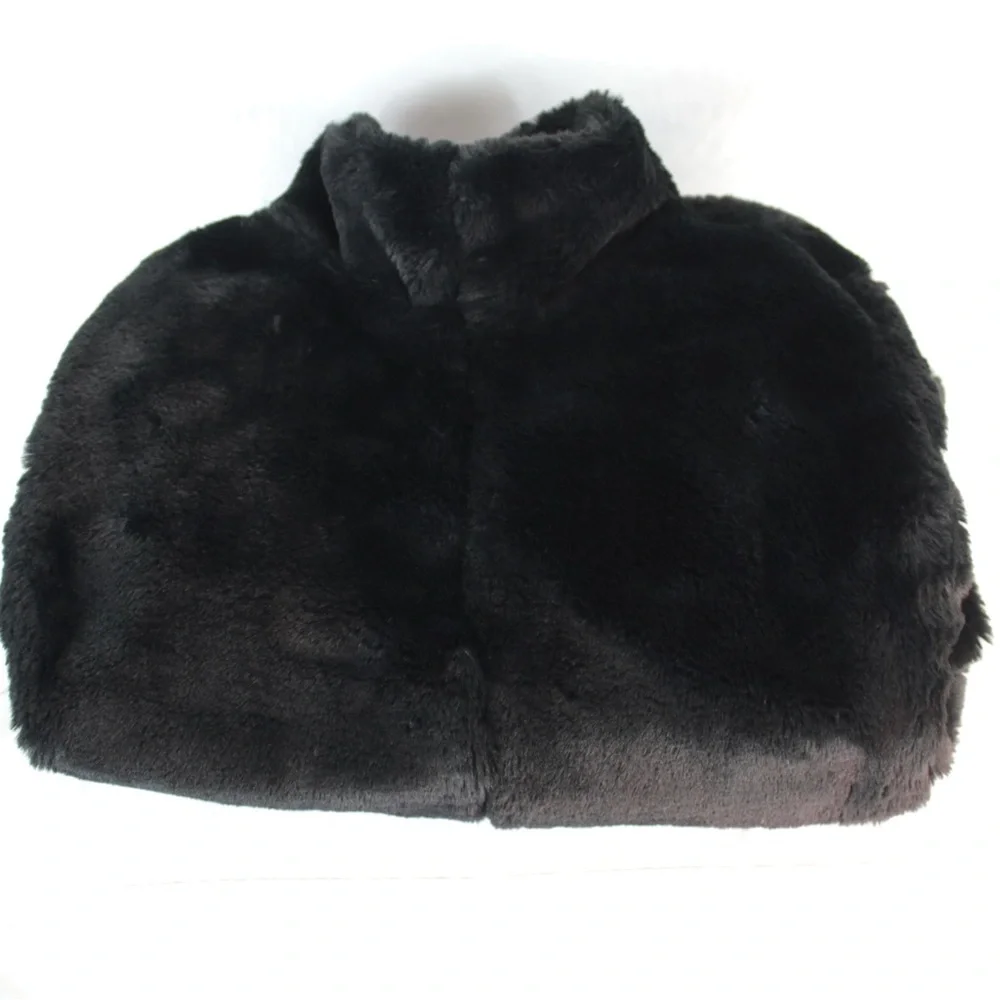 Express Black Faux‎ Fur Jacket Womens Size XL - NEW